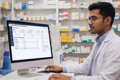 Pharmacy management software helping hospitals and clinics manage medicines, inventory, and prescriptions.