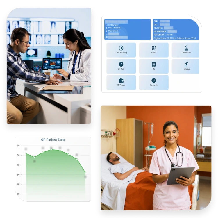 Hospital software designed to support healthcare organizations of every size with digital management.